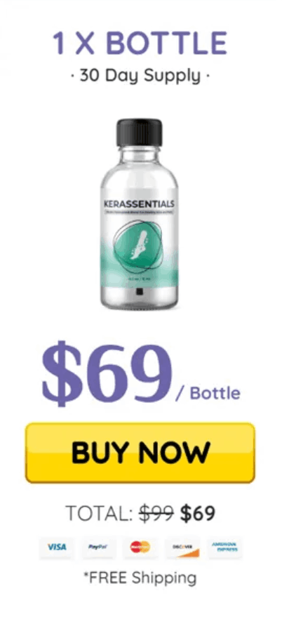 Kerassentials 1 bottle price